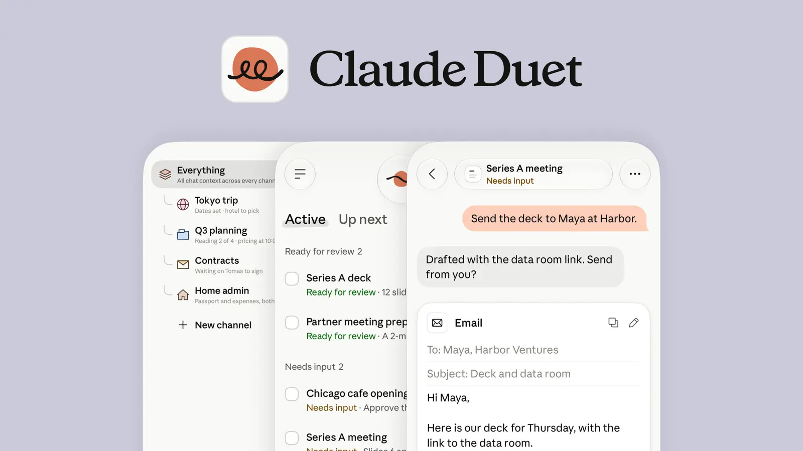 Claude Duet: noul agent personal de la Anthropic