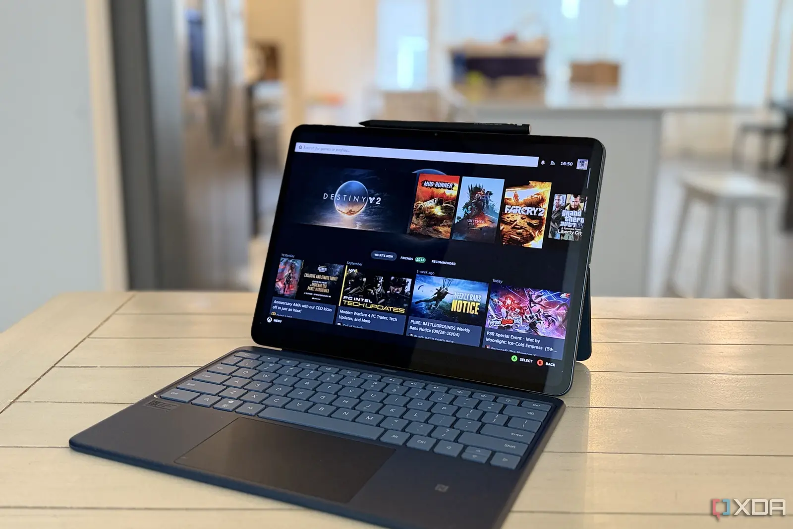 Un tablet Android vechi bate handheld-urile dedicate pentru Steam Link