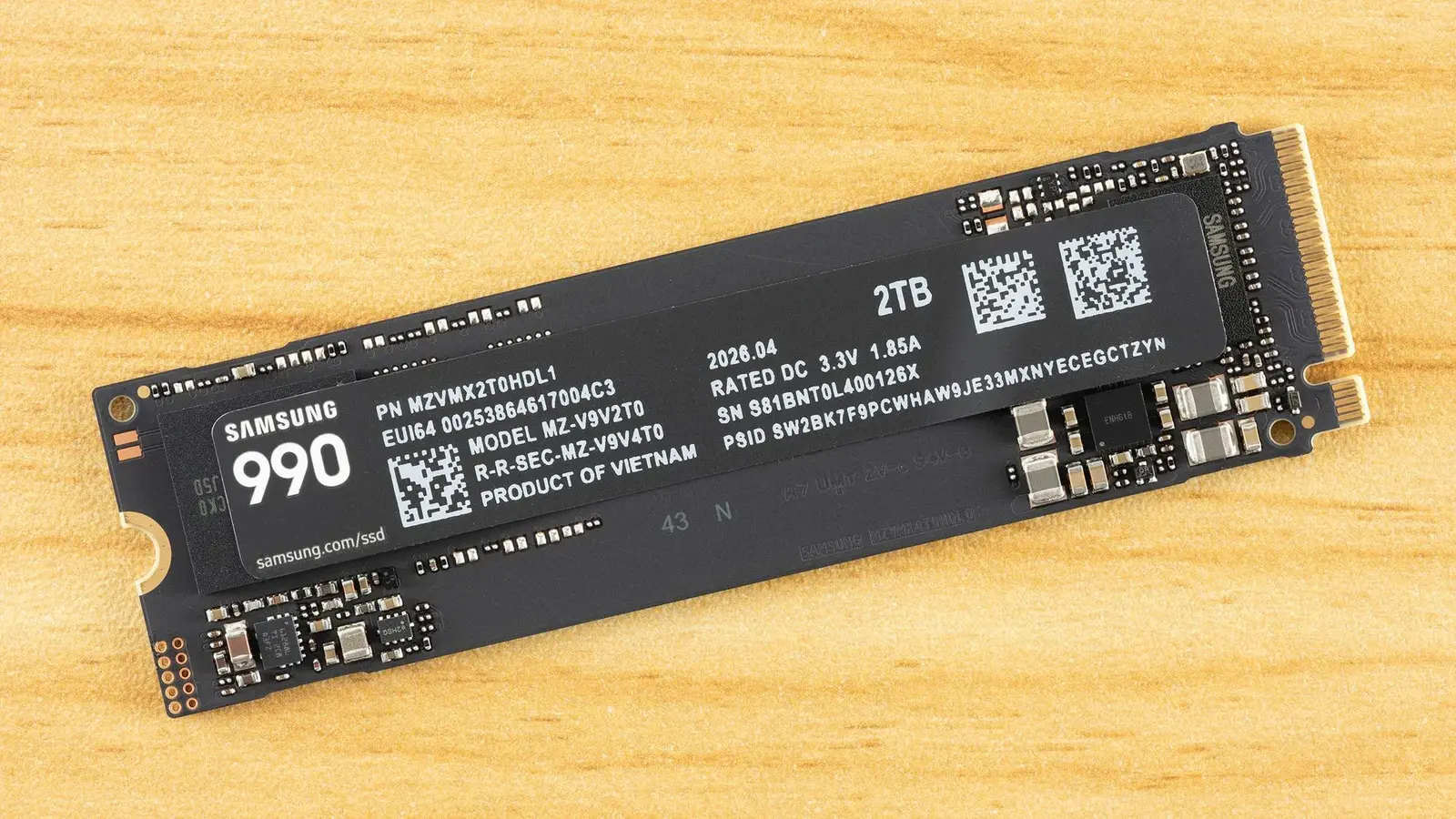 Samsung 990 de 2TB, la un preț record: Reducere masivă de 200 de dolari pe Amazon